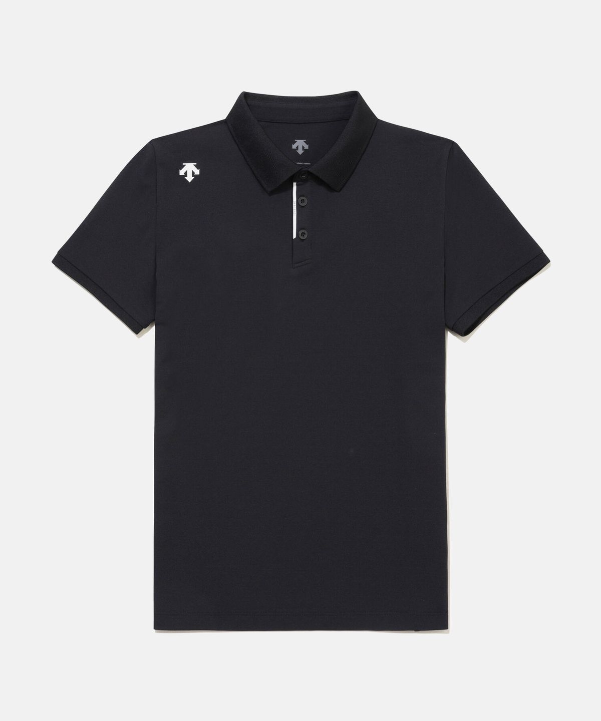 데상트(DESCENTE) 터프 폴로 반팔 티셔츠 블랙 SR123UPS11