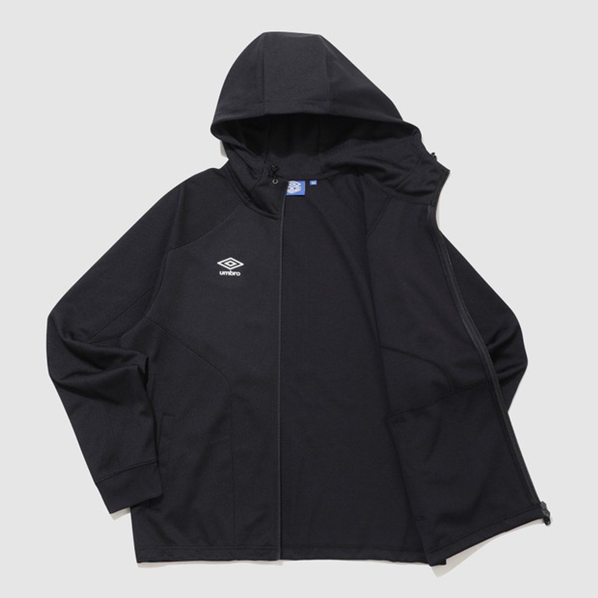 엄브로(UMBRO) PTR 프리 매치 니트 후드 집업 블랙(UQ121SFT11)