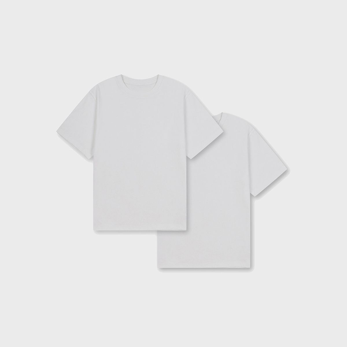 탑텐 키즈(TOPTEN KIDS) 공용) 에센셜 헤비코튼 오버핏 반팔티 (2PACK)_MKF5TS3902