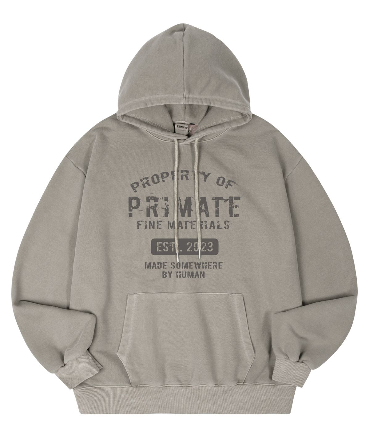 프라임에이트(PRIMATE) PROPER 피그먼트 오버핏 후드티셔츠 4 COLORS