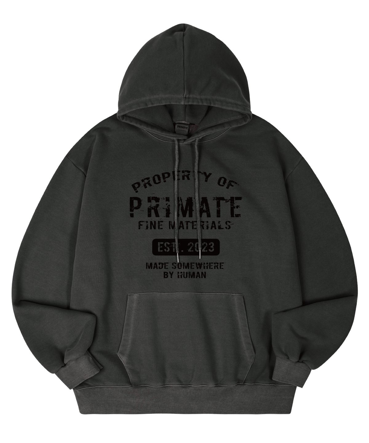 프라임에이트(PRIMATE) PROPER 피그먼트 오버핏 후드티셔츠 4 COLORS