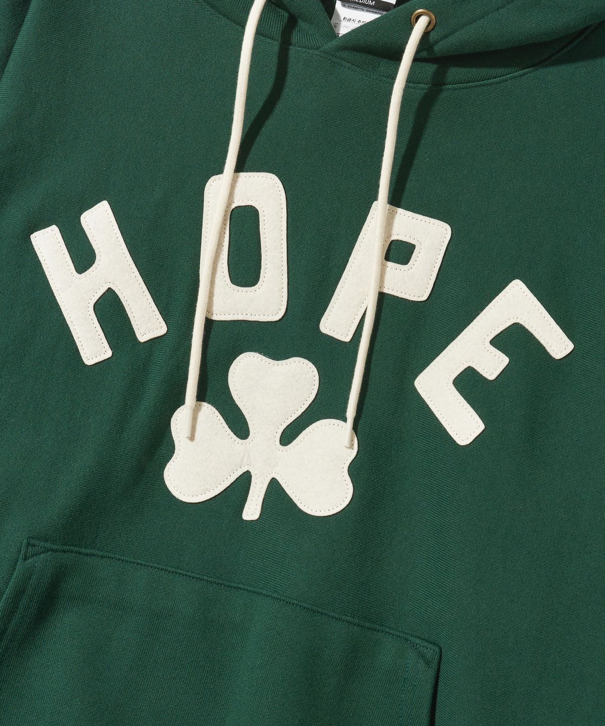 아웃스탠딩(OUTSTANDING) V.S.C HOOD SWEAT(HOPE)_GREEN