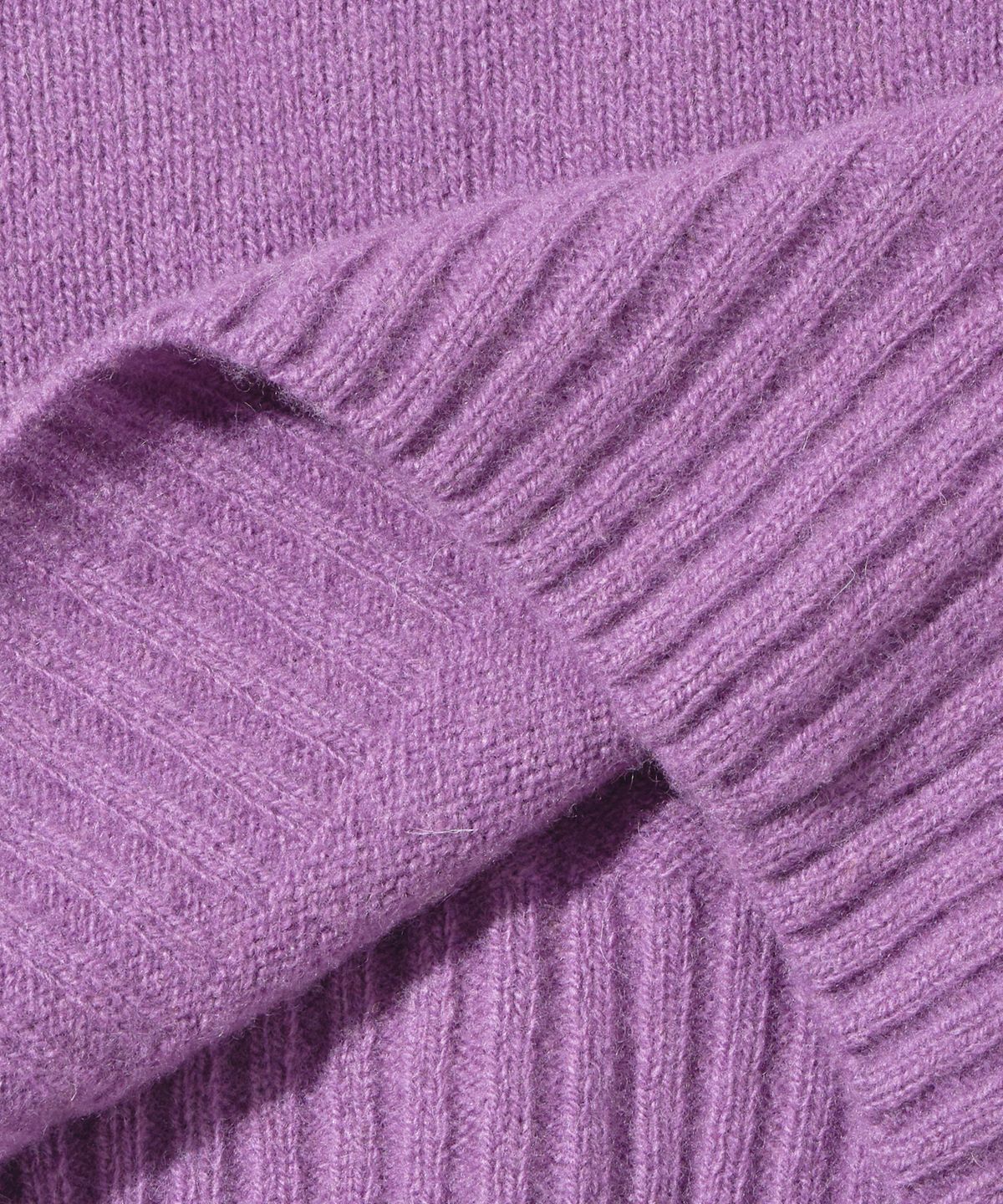 아웃스탠딩(OUTSTANDING) PURE WOOL WHOLEGARMENT KNIT_PURPLE