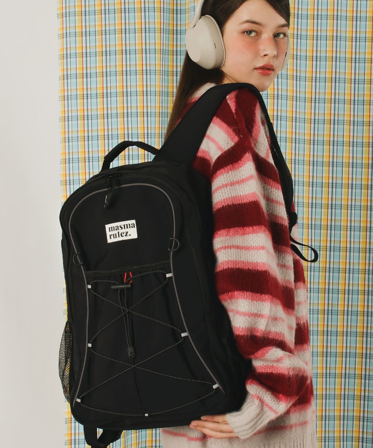 마스마룰즈(MASMARULEZ) Urban sprint layered backpack_Black