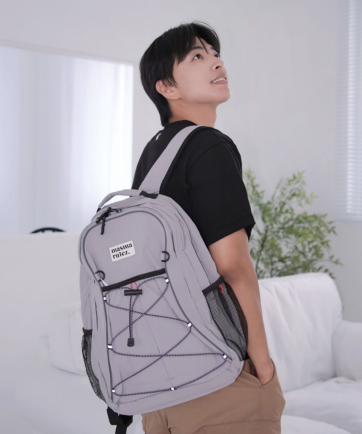 마스마룰즈(MASMARULEZ) Urban sprint layered backpack_Gray