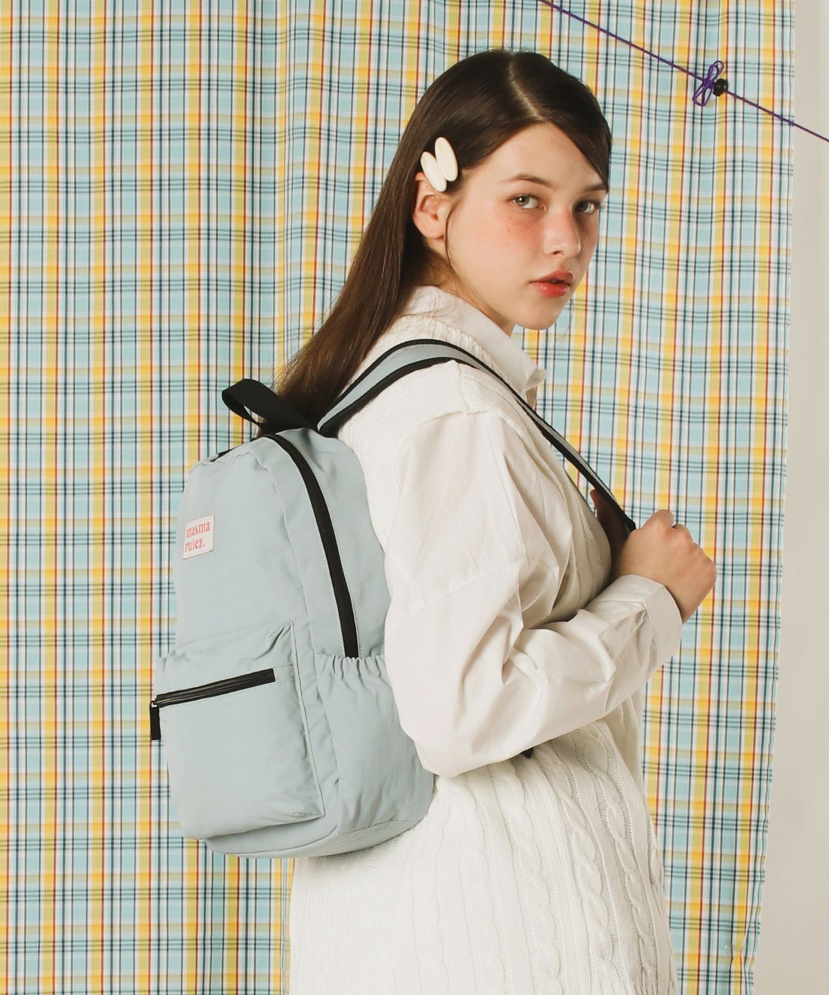 마스마룰즈(MASMARULEZ) mini ver. Daily backpack_Blue