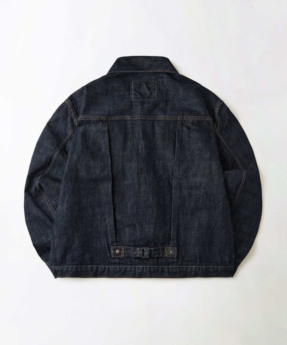 아웃스탠딩(OUTSTANDING) SELVEDGE DENIM 1ST JACKET_INDIGO
