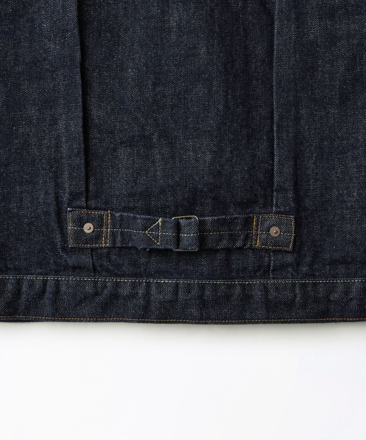 아웃스탠딩(OUTSTANDING) SELVEDGE DENIM 1ST JACKET_INDIGO