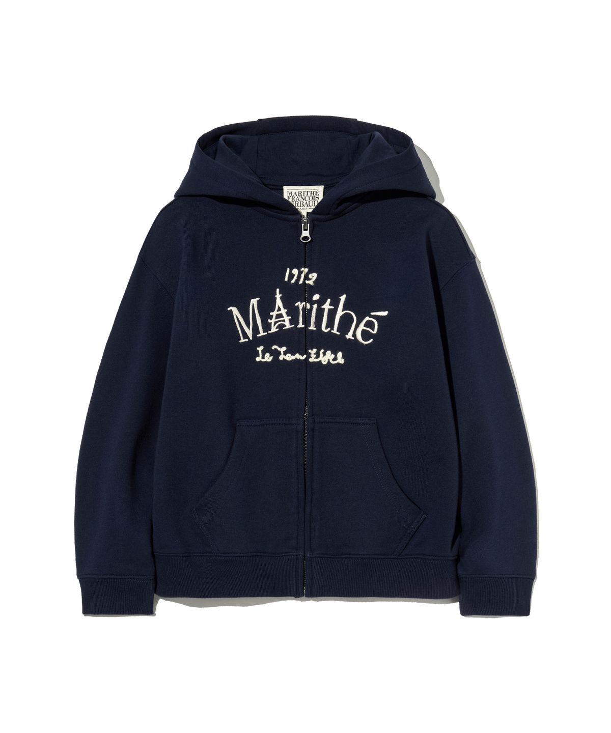 마리떼 키즈(MARITHÉ KIDS) KIDS EMBROIDERY HOODIE ZIPUP navy