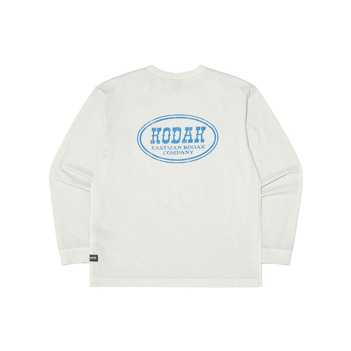 코닥(KODAK) 씨너리 그래픽 피그먼트다잉 긴팔티셔츠 LIGHT GREY