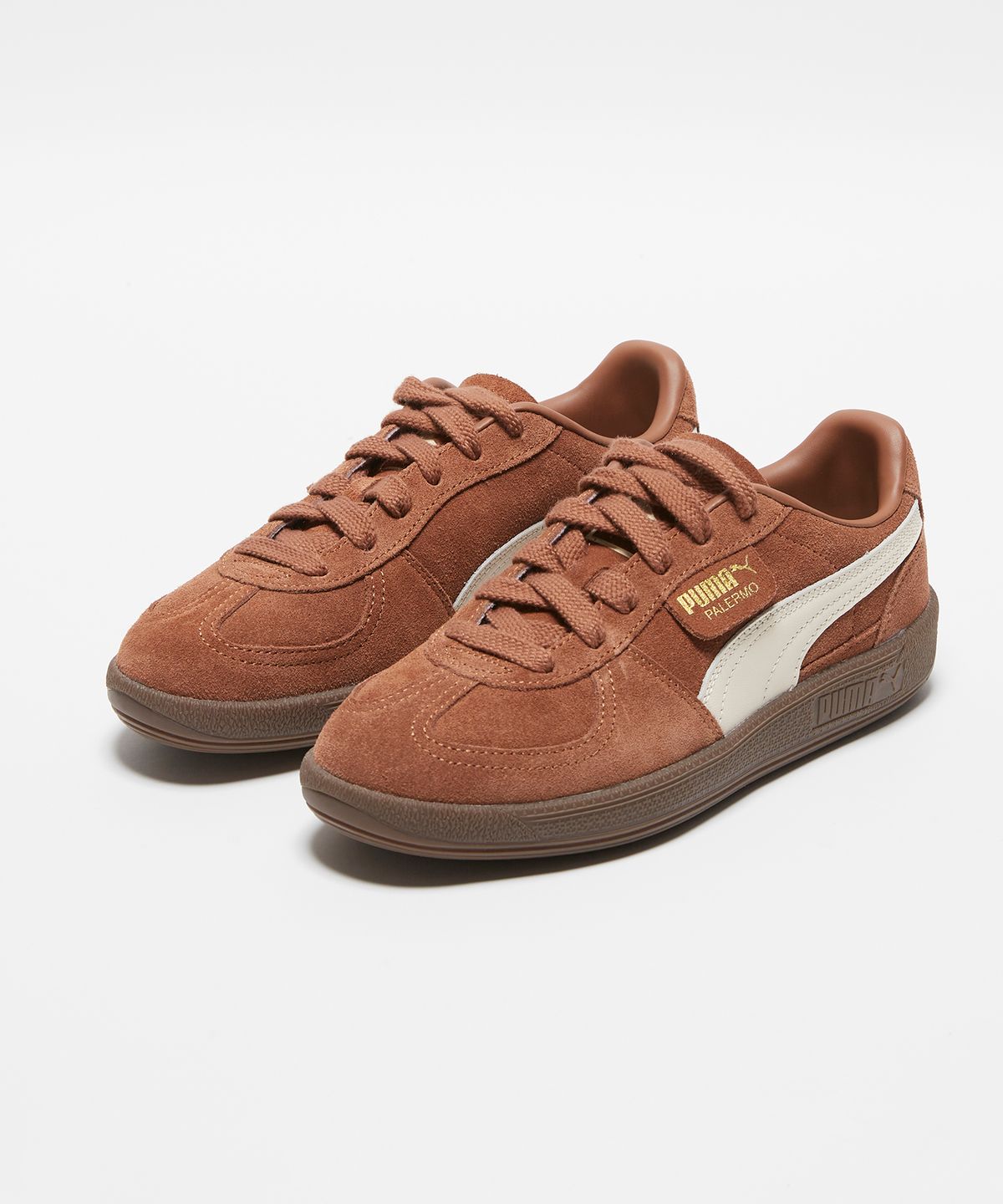 푸마(PUMA) 팔레르모 - 브라운:화이트 / 396463-56