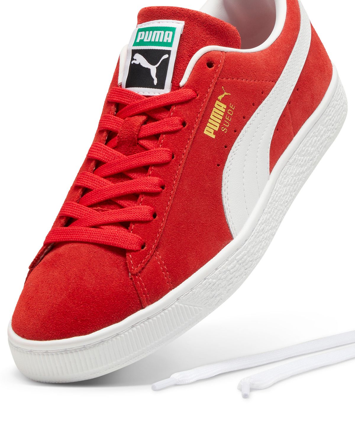 푸마(PUMA) 스웨이드 클래식 - 레드:화이트 / 399781-02