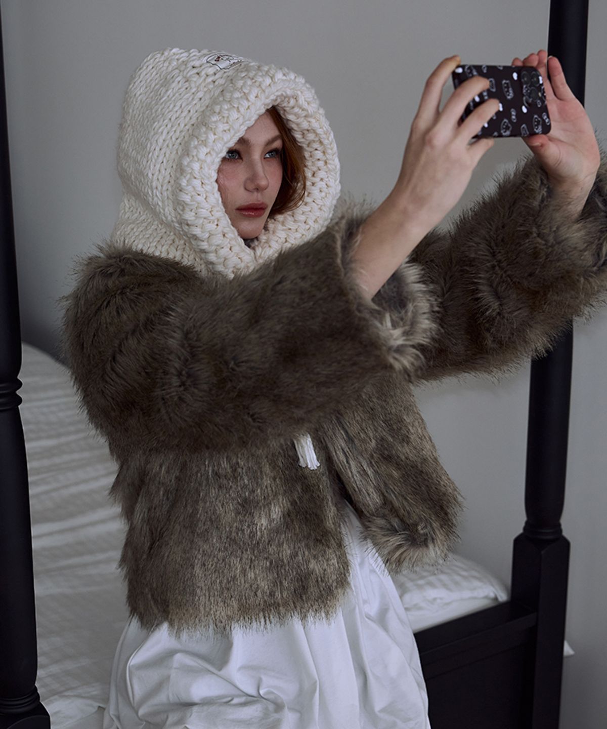 로제프란츠(ROSEFRANTZ) Handmade Wool Balaclava [Ivory]