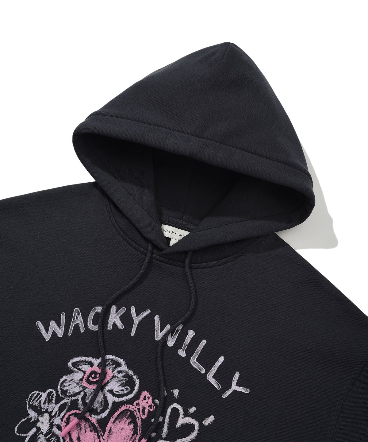 와키윌리(WACKY WILLY) 우먼스 크레용 릴리 후드 차콜