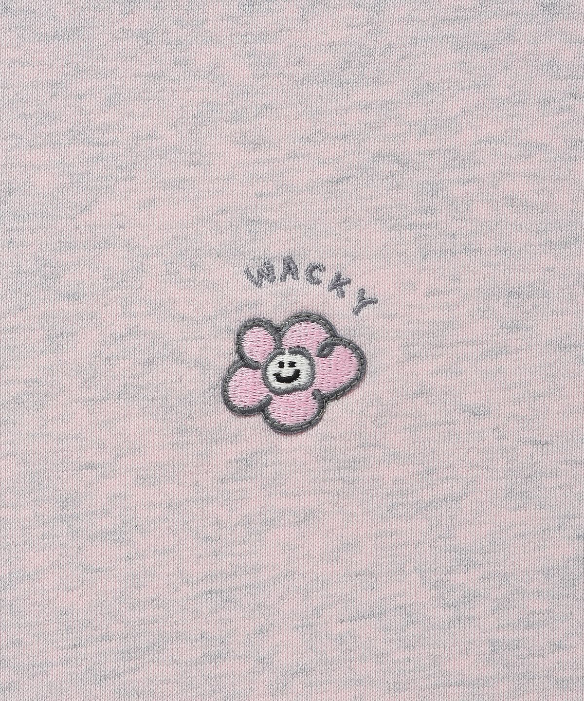 와키윌리(WACKY WILLY) 우먼스 릴리 와펜 크롭 후드 핑크