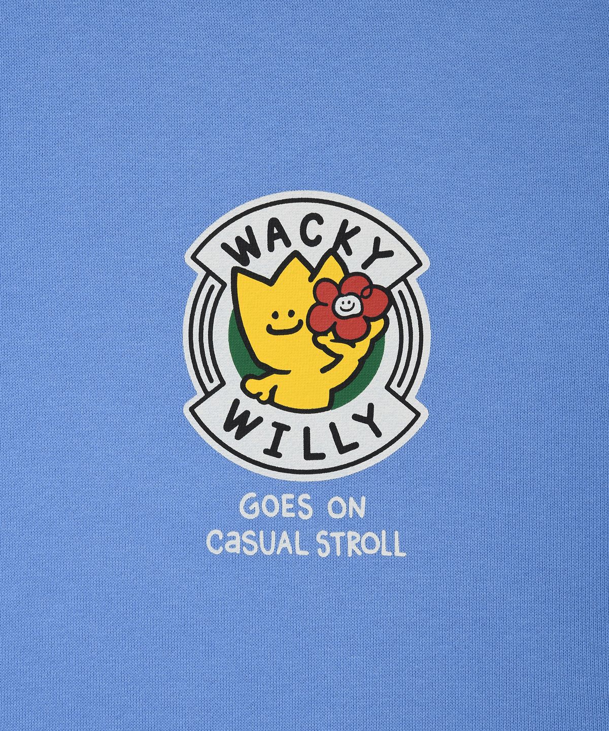 와키윌리(WACKY WILLY) 키키 앤 릴리 빅그래픽 후드 블루