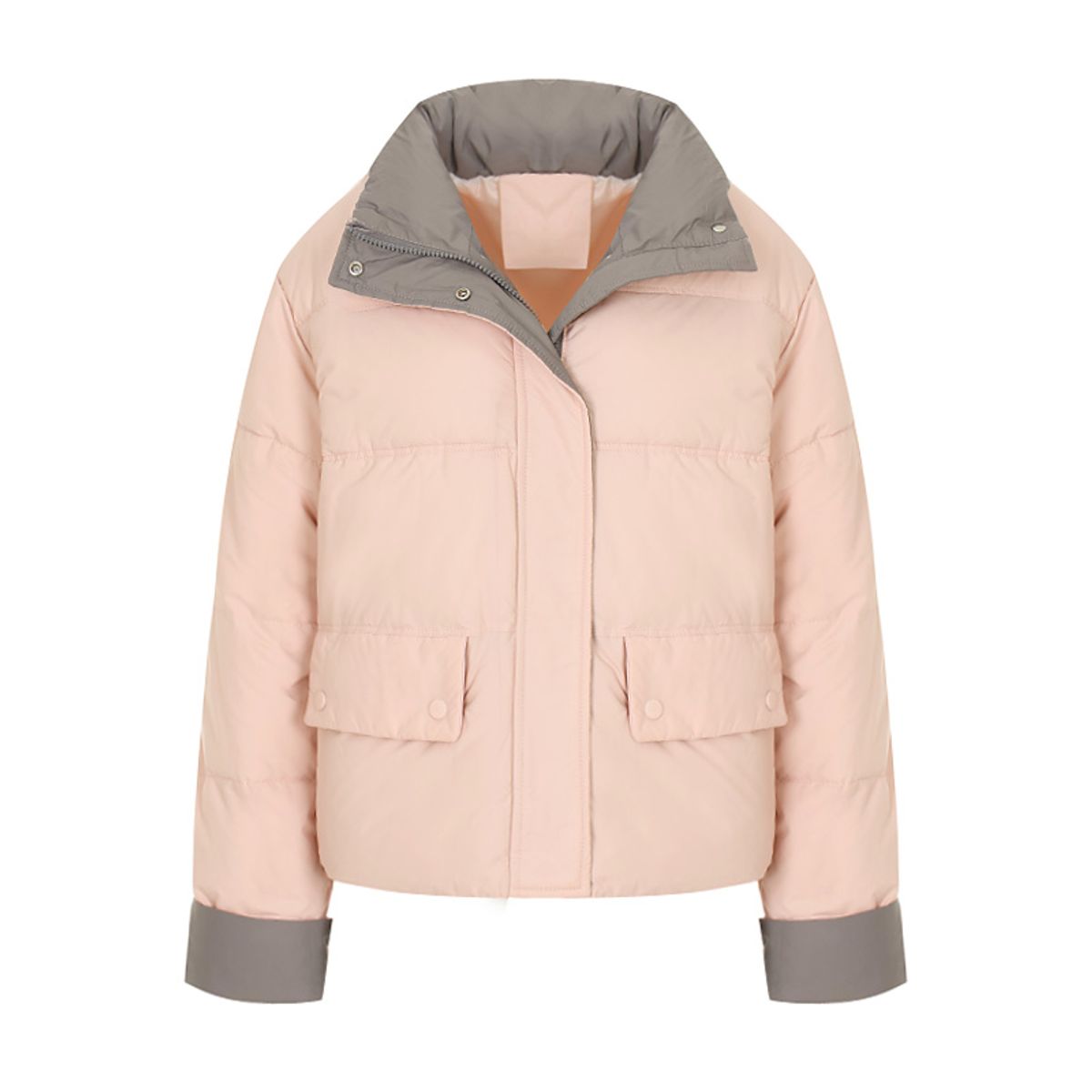 샐리(SELLY'S) 라인배색박시패딩_I4D-CPD007