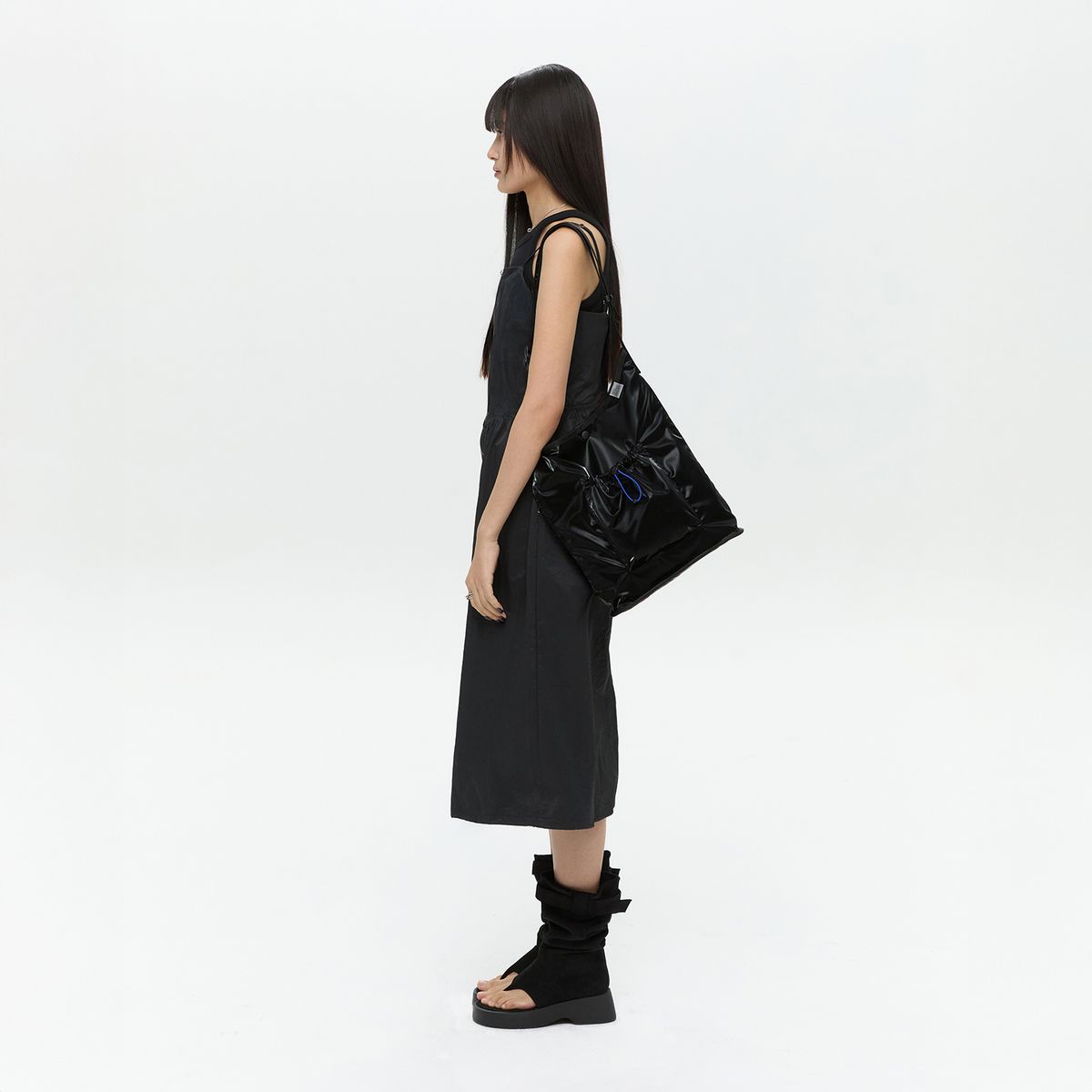스위치(SWEETCH) CITY BOYS MARKET BAG 002 Glossy Black