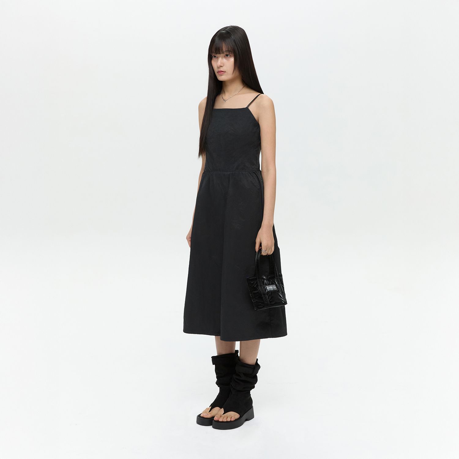 MUSINSA公式 | SWEETCH TOTE BRIEF 001 XS Glossy Black