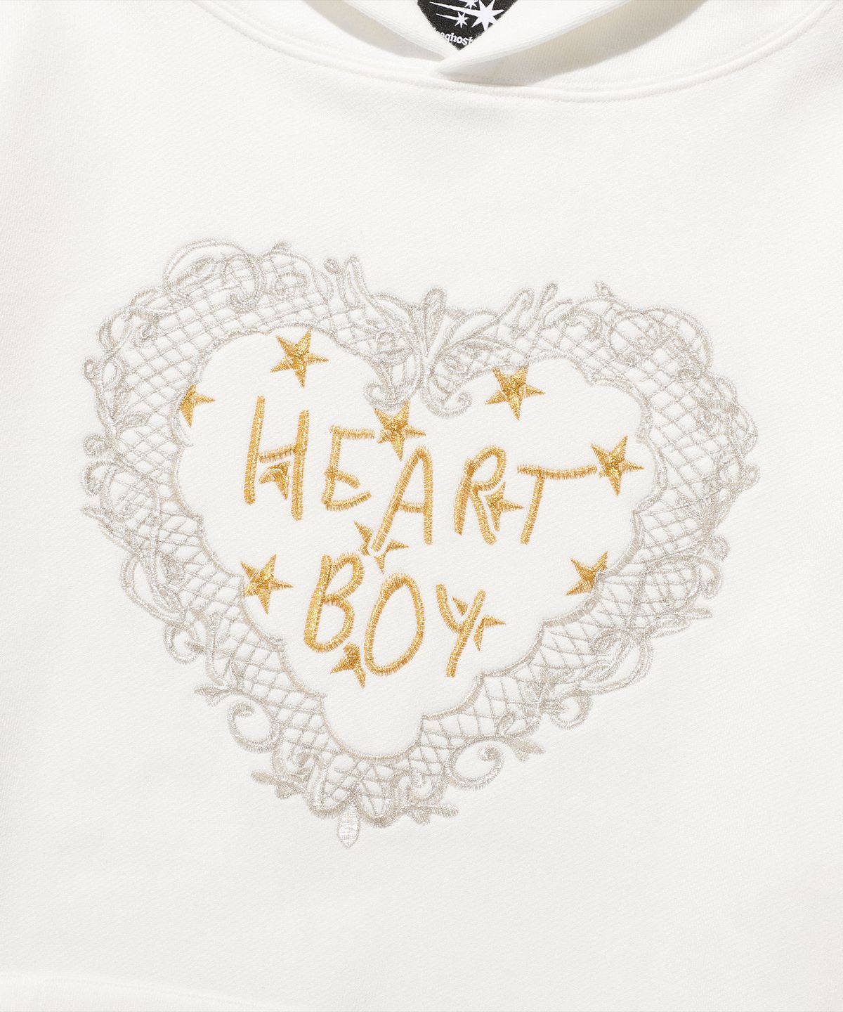 나이스고스트클럽(NICEGHOSTCLUB) HEART BOY HOODIE_WHITE(NG2FSUM404A)