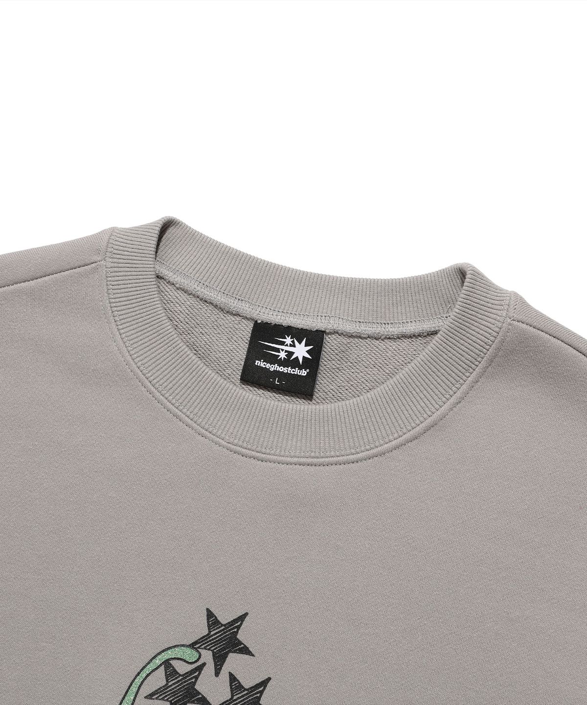 나이스고스트클럽(NICEGHOSTCLUB) ANGELS SWEATSHIRTS_GREY(NG2FSUM441A)
