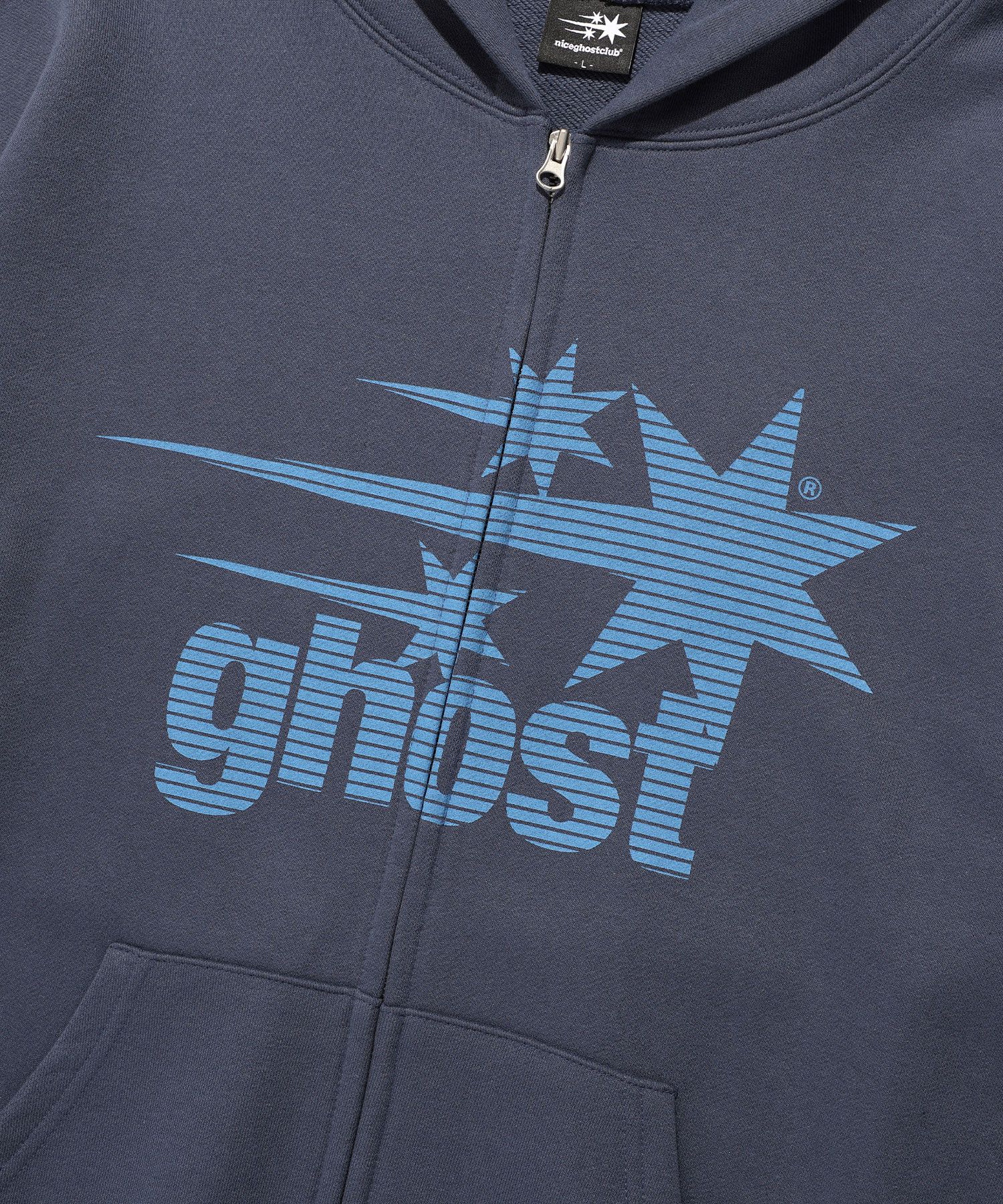 [ NICE GHOST CLUB]★24FW★ 3STAR LOGO APPLIQUE SWEATSHIRTS A'GEM/9 × .kom 『NICE GHOST CLUB/ナイスゴーストクラブ