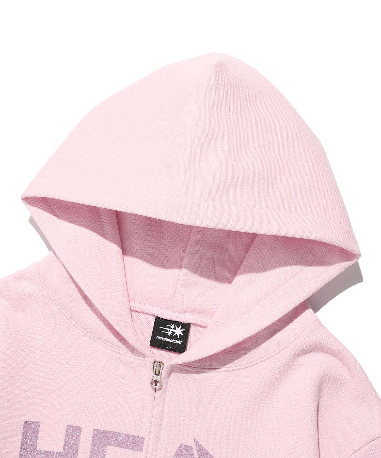 MUSINSA | NICE GHOST CLUB HEAVEN HOODIE ZIP UP_PINK(NG2FSUM481A)