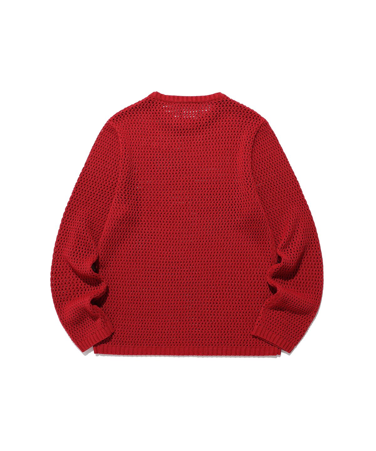 나이스고스트클럽(NICEGHOSTCLUB) 3STARS L/S KNIT TEE_RED(NG2FSUK601A)