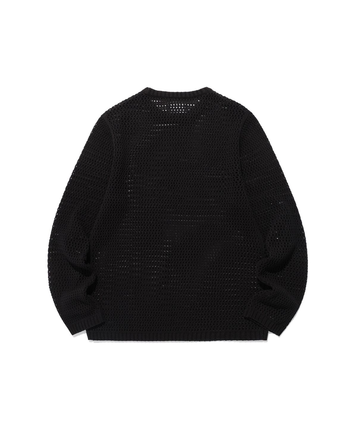 나이스고스트클럽(NICEGHOSTCLUB) 3STARS L/S KNIT TEE_BLACK(NG2FSUK601A)