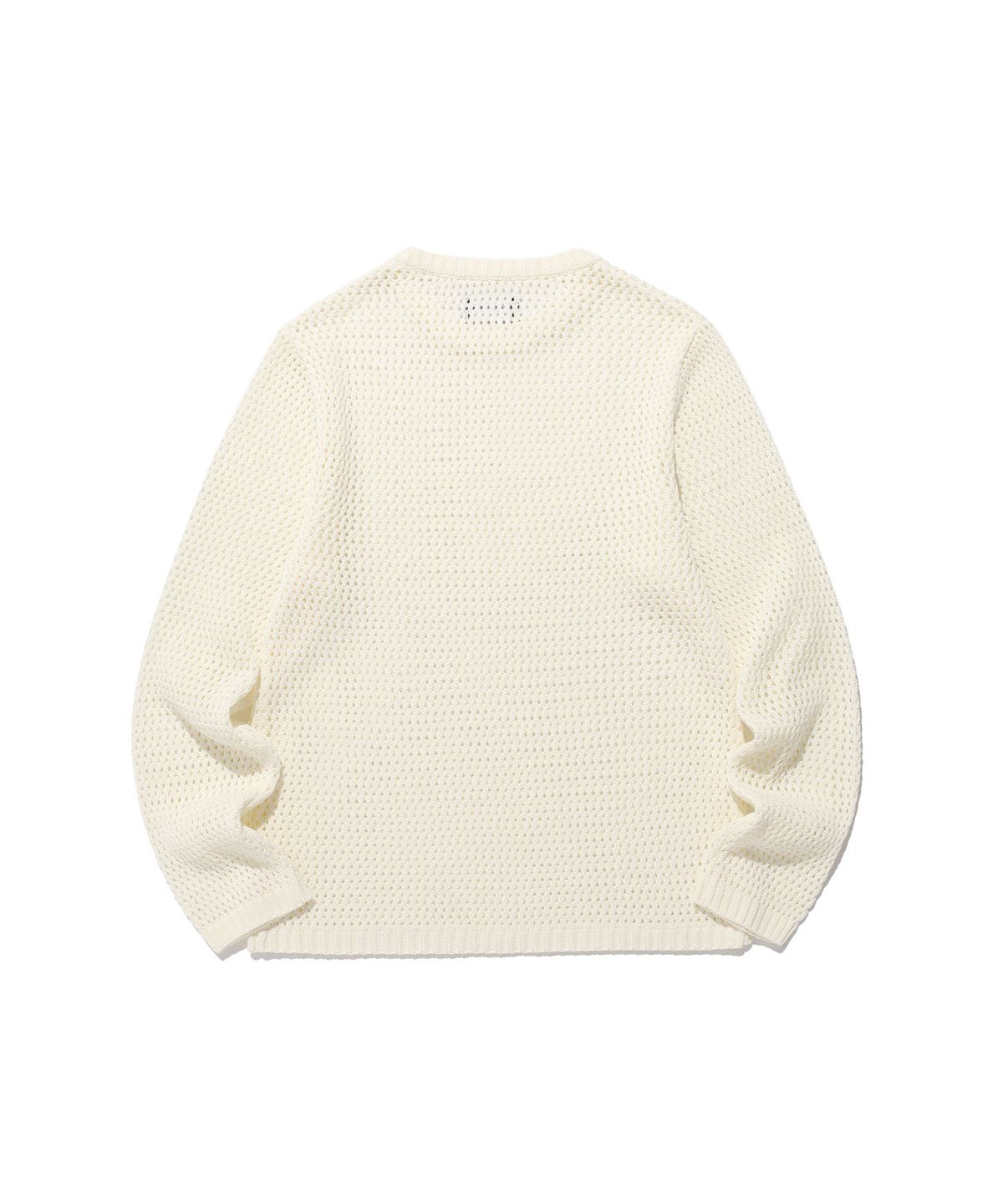 나이스고스트클럽(NICEGHOSTCLUB) 3STARS L/S KNIT TEE_WHITE(NG2FSUK601A)