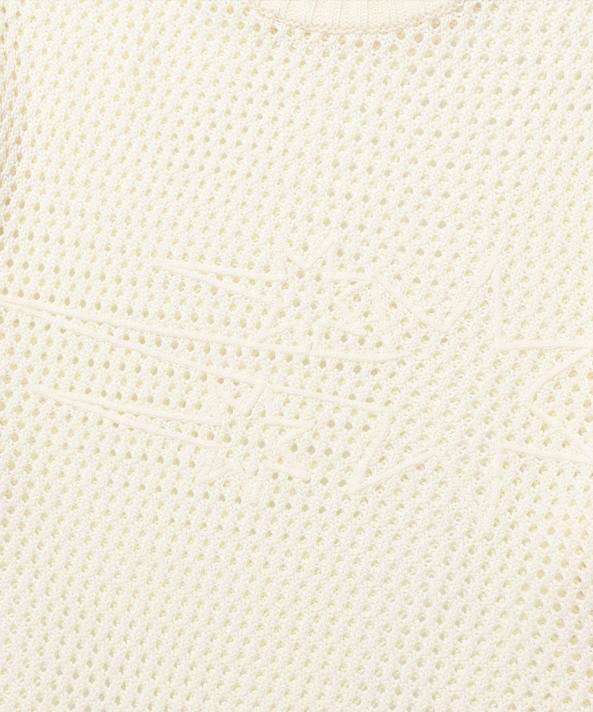 나이스고스트클럽(NICEGHOSTCLUB) 3STARS L/S KNIT TEE_WHITE(NG2FSUK601A)