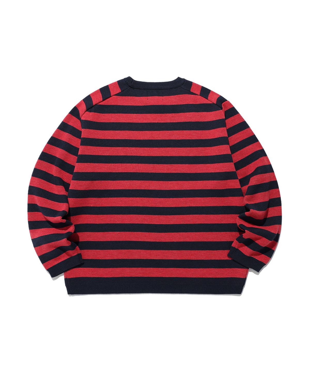 나이스고스트클럽(NICEGHOSTCLUB) SKULL RABBIT STRIPE KNIT_RED(NG2FSUK600A)
