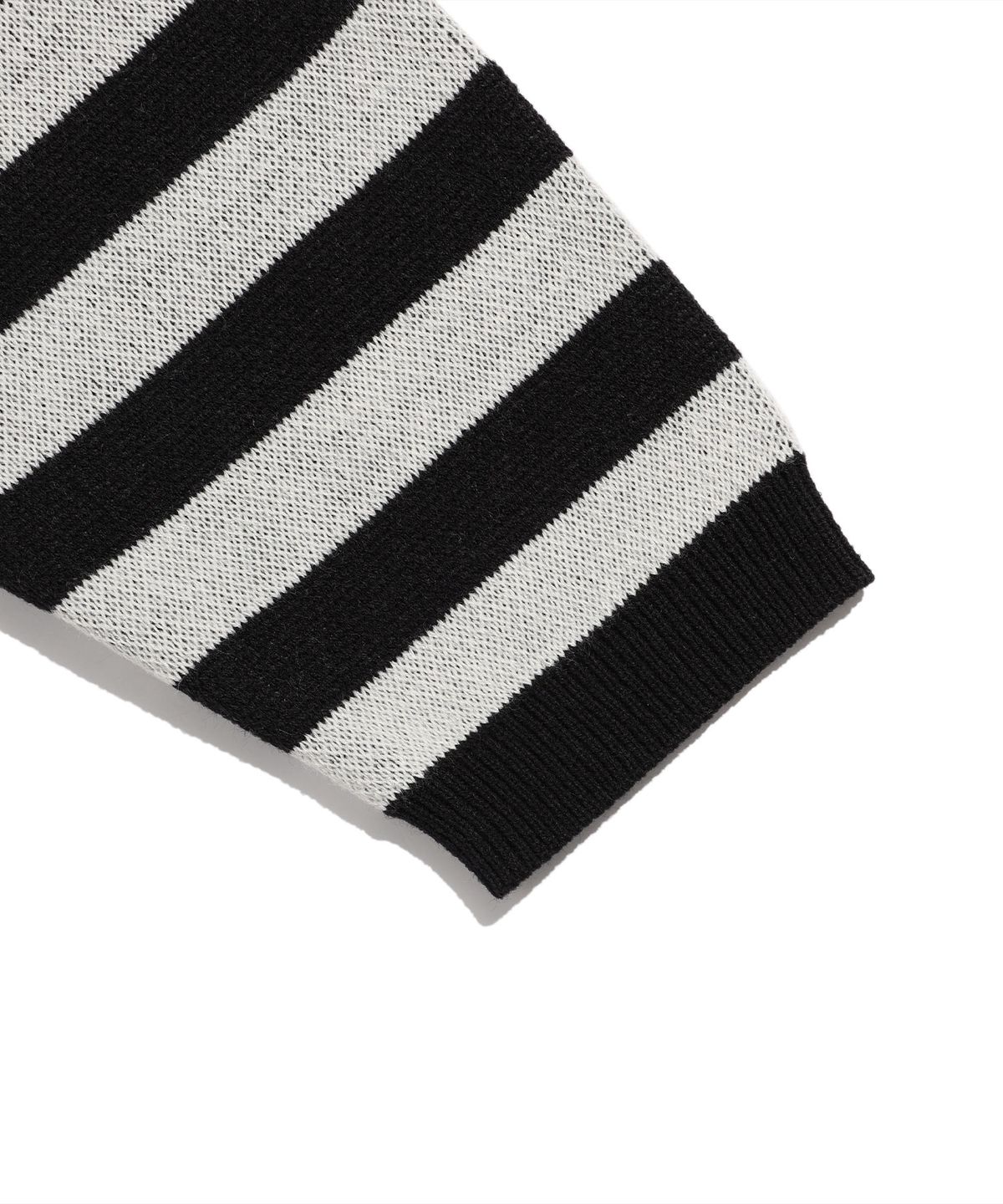 나이스고스트클럽(NICEGHOSTCLUB) SKULL RABBIT STRIPE KNIT_BLACK(NG2FSUK600A)