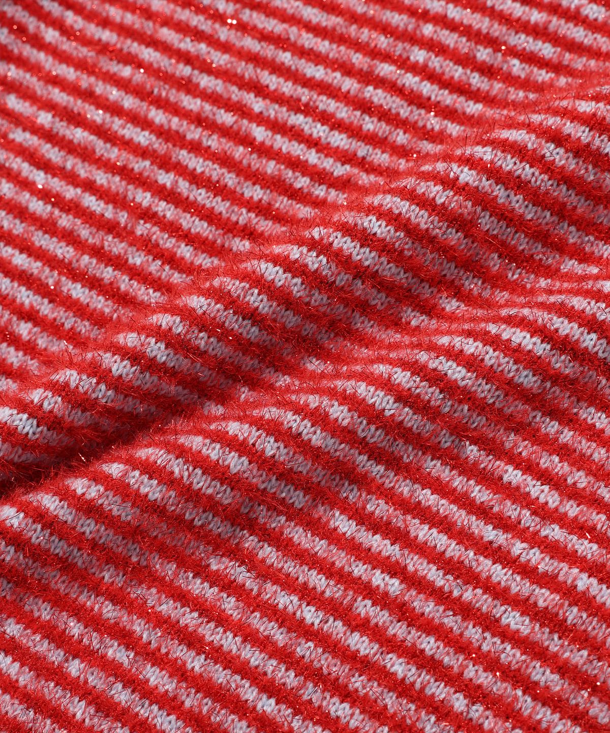 나이스고스트클럽(NICEGHOSTCLUB) STRIPE COLLAR L/S KNIT TEE_RED(NG2FSUK640A)