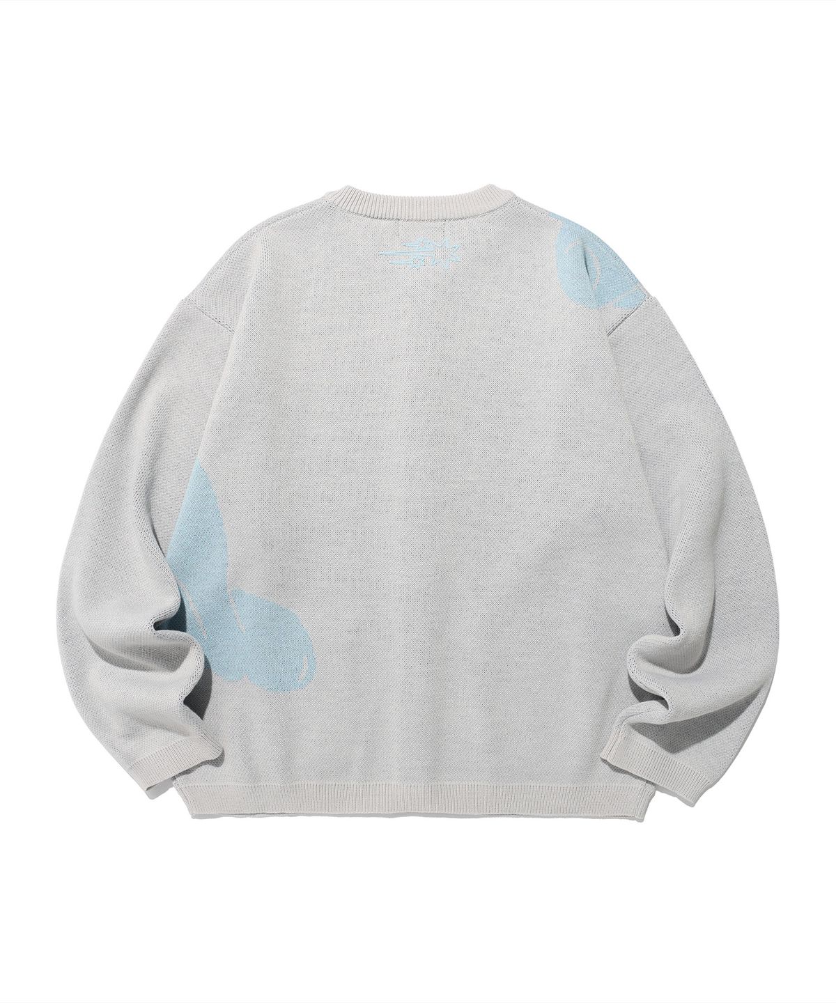 나이스고스트클럽(NICEGHOSTCLUB) ANGELS KNIT CARDIGAN_GREY(NG2FSUK681A)