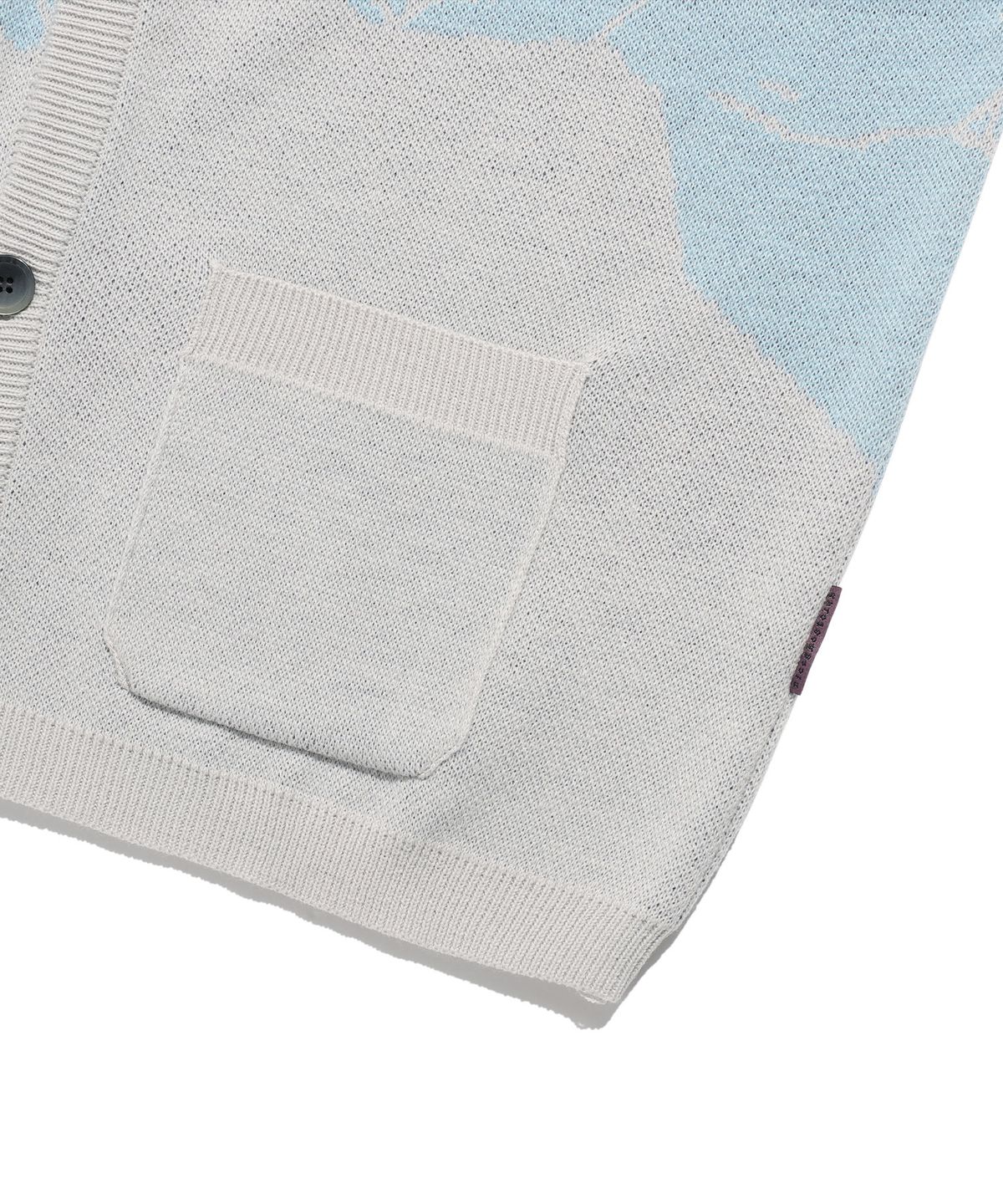 나이스고스트클럽(NICEGHOSTCLUB) ANGELS KNIT CARDIGAN_GREY(NG2FSUK681A)