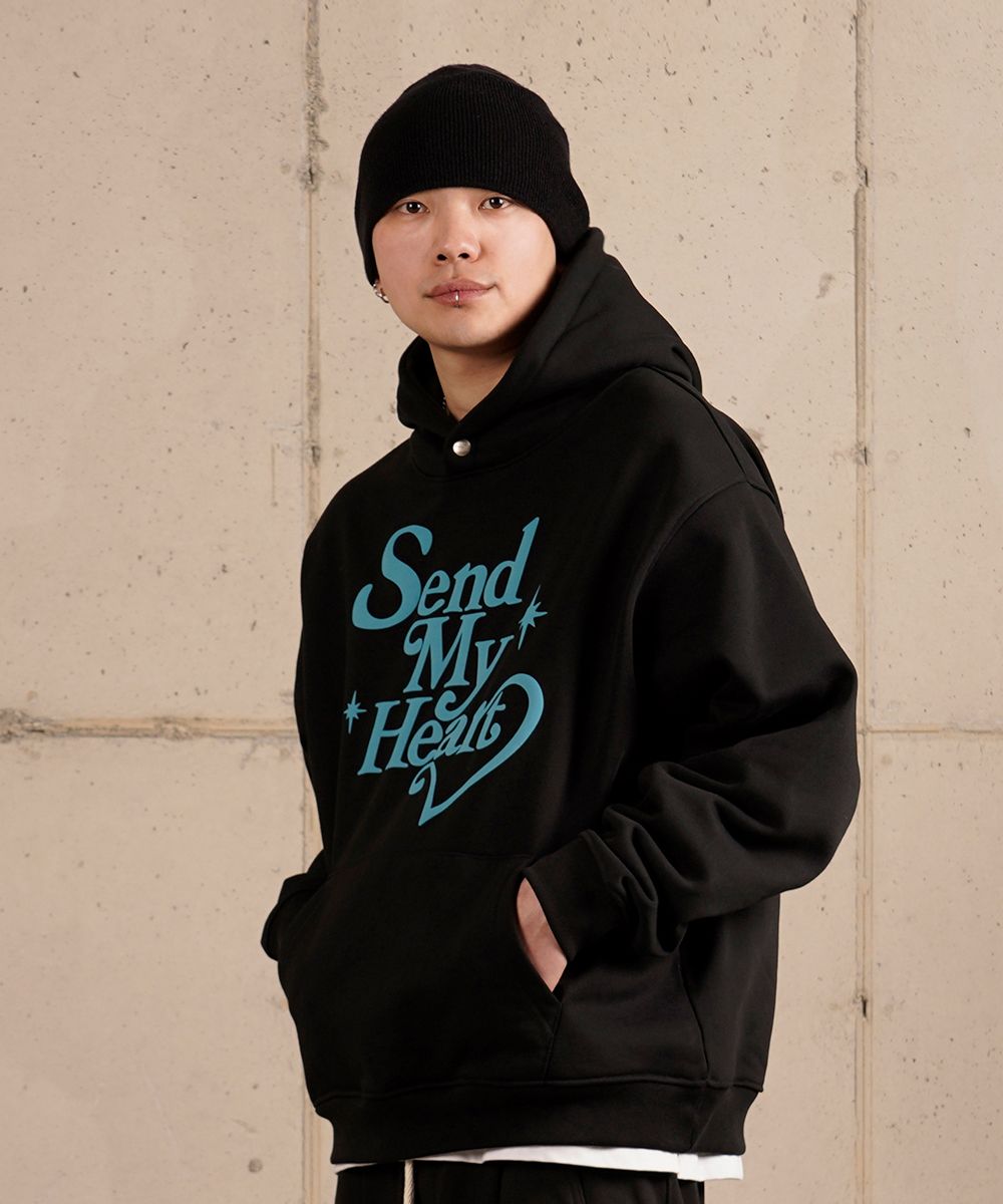 さらに100円引き◆MMLG◆IDENTITY HOODIE Los Angels Hoodie (Black) | Streetwise Clothing