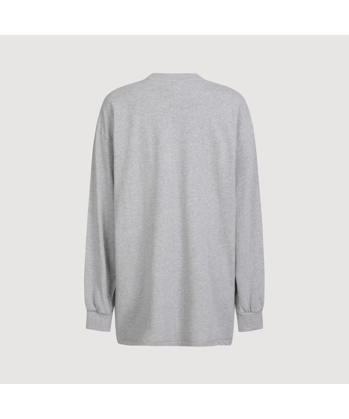 럭키슈에뜨(LUCKY CHOUETTE) Print Point Long Length Long-Sleeved T-Shirt (melange grey) LFTAS25190GYM