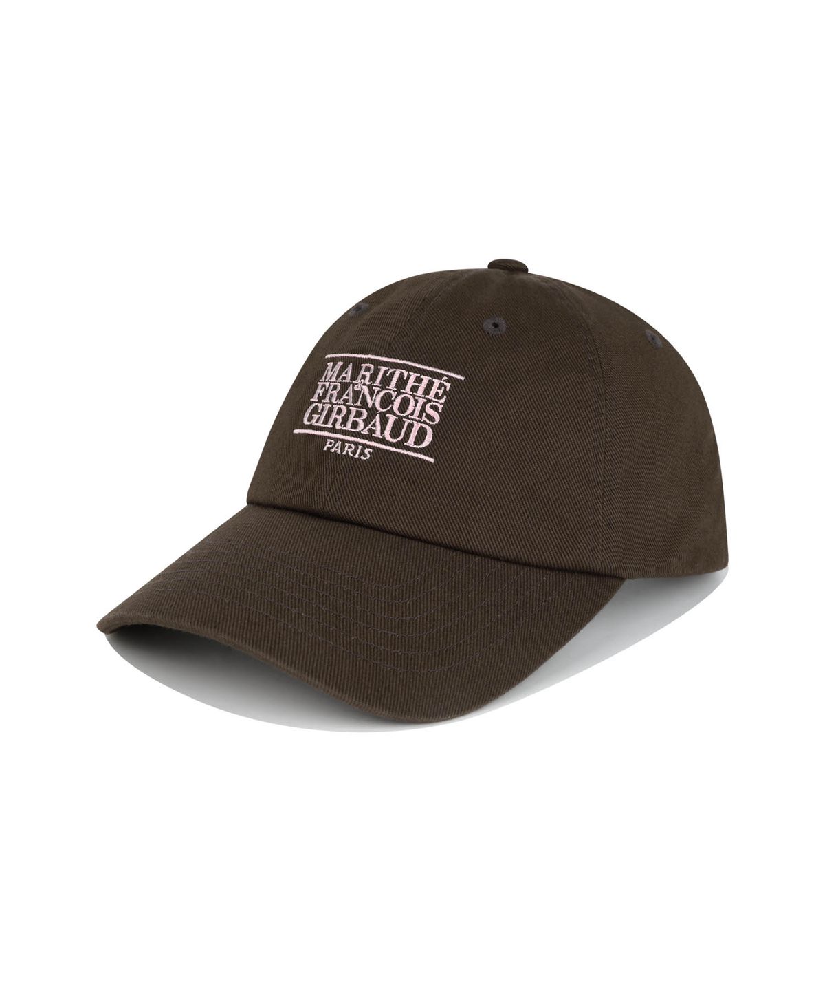 마리떼 프랑소와 저버(MARITHÉ + FRANҪOIS GIRBAUD) SMALL CLASSIC LOGO CAP dark brown