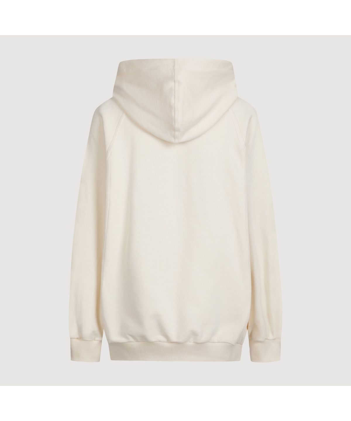 럭키슈에뜨(LUCKY CHOUETTE) Embroidery Point Hooded T-shirt (ivory) LFTAS25120IVX