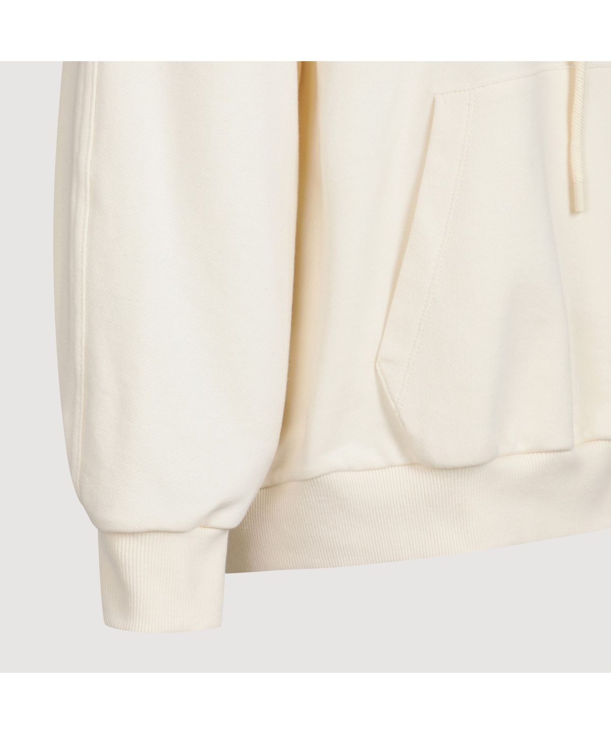 럭키슈에뜨(LUCKY CHOUETTE) Embroidery Point Hooded T-shirt (ivory) LFTAS25120IVX