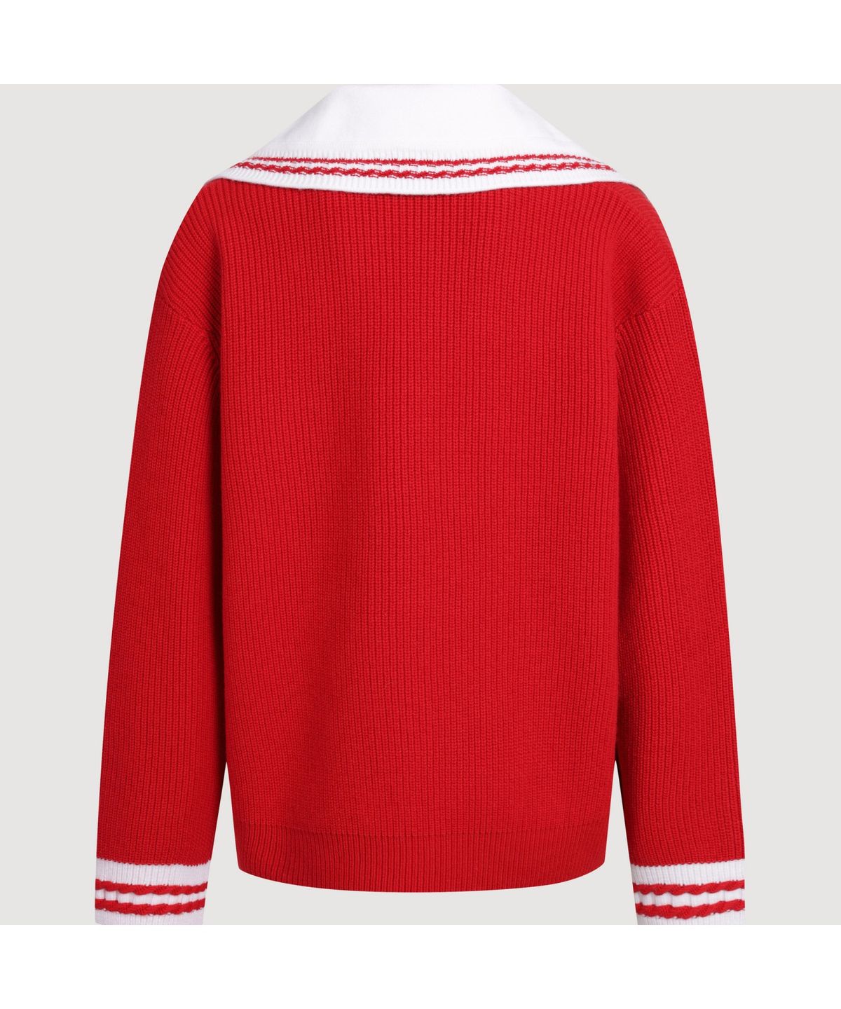 럭키슈에뜨(LUCKY CHOUETTE) Mini Sailor Knit Cardigan (red) LFWCS25130REX