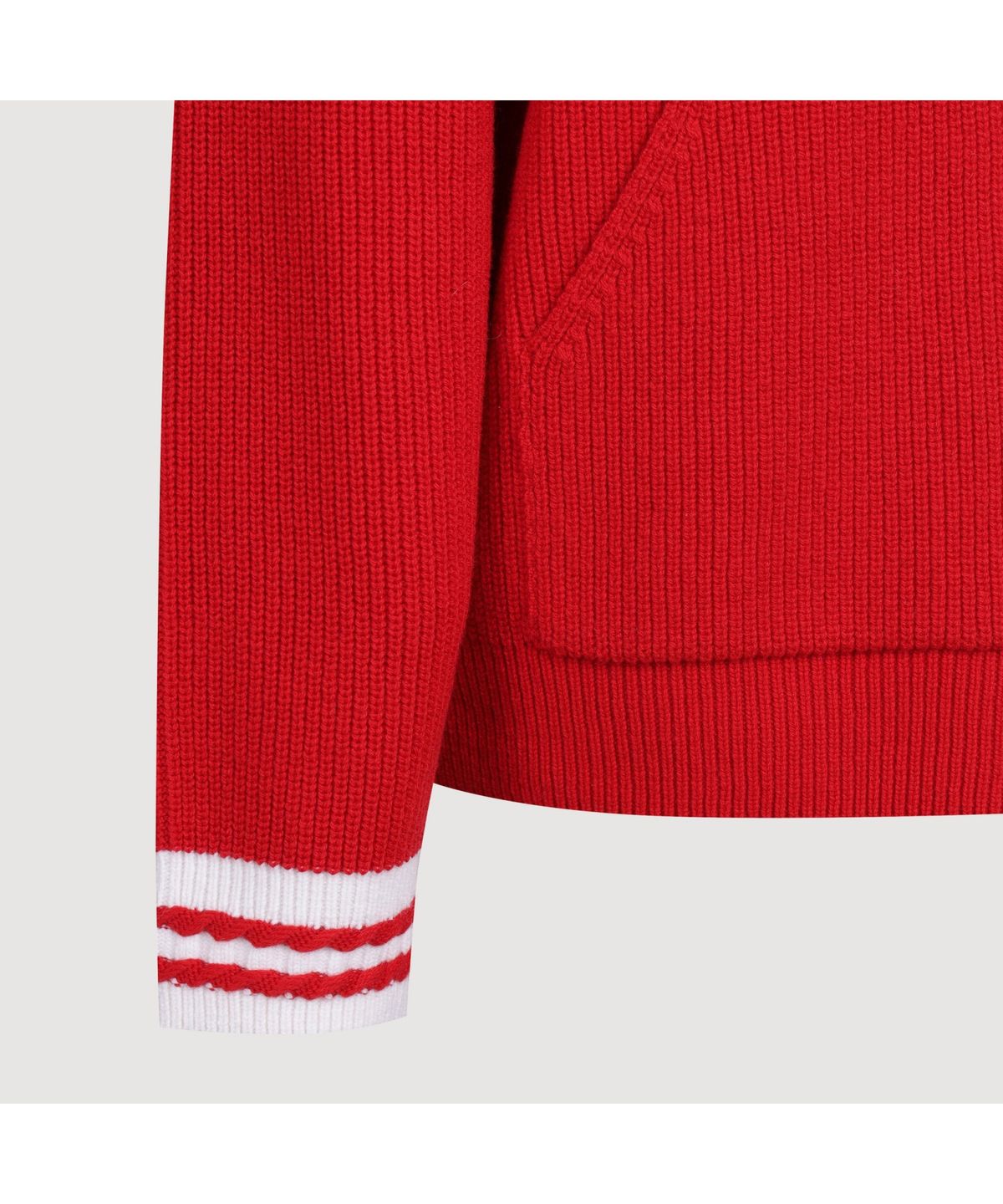 럭키슈에뜨(LUCKY CHOUETTE) Mini Sailor Knit Cardigan (red) LFWCS25130REX