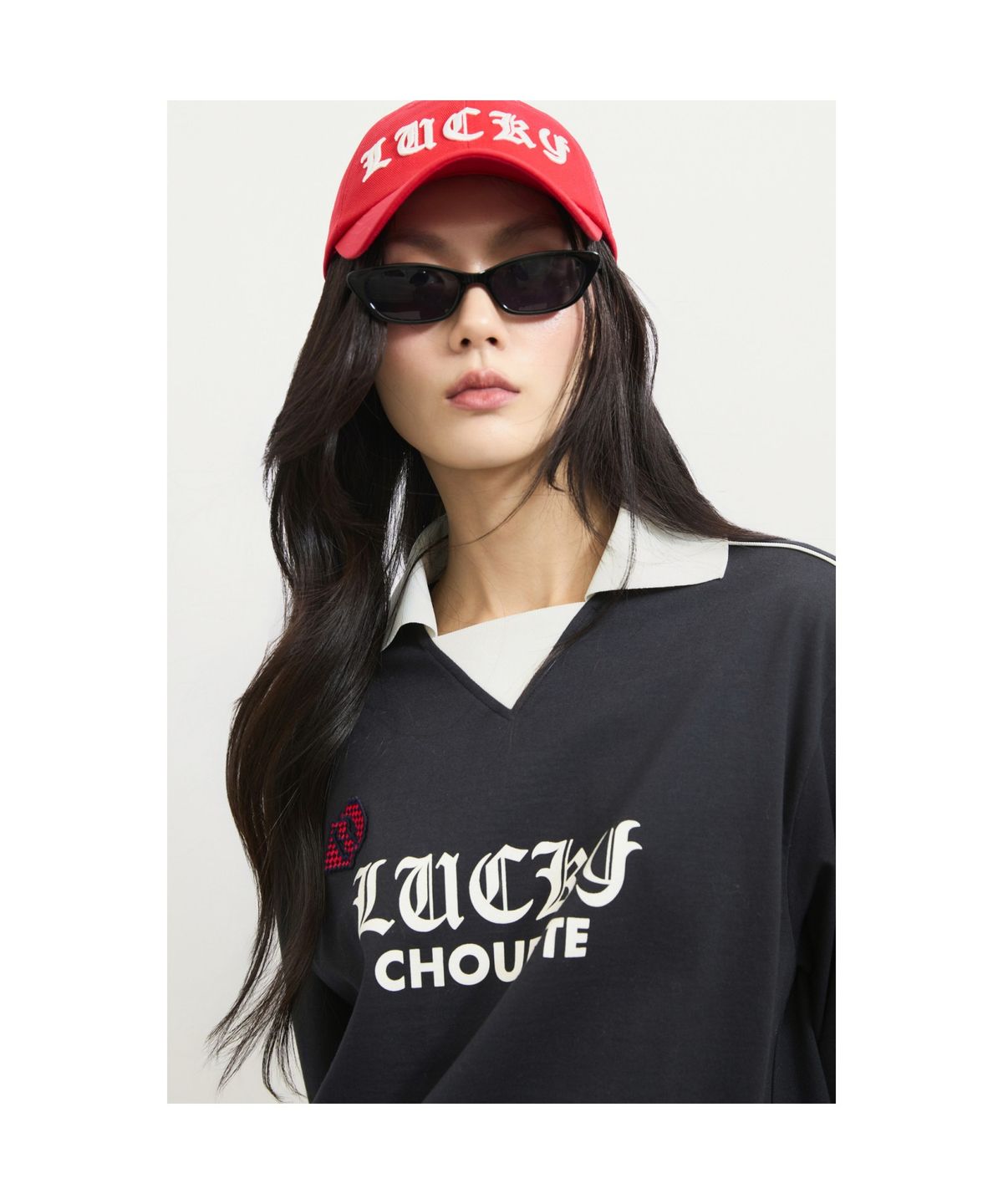 럭키슈에뜨(LUCKY CHOUETTE) Out Pocket Jogger Banding Pants (Fabric Belt) (beige) LFPNS25100BEX