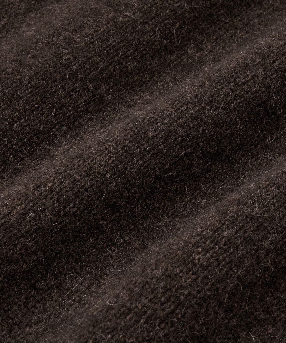 브랜디드(BRANDED) BRUSHED ALPACA CARDIGAN [DUSTY BROWN]