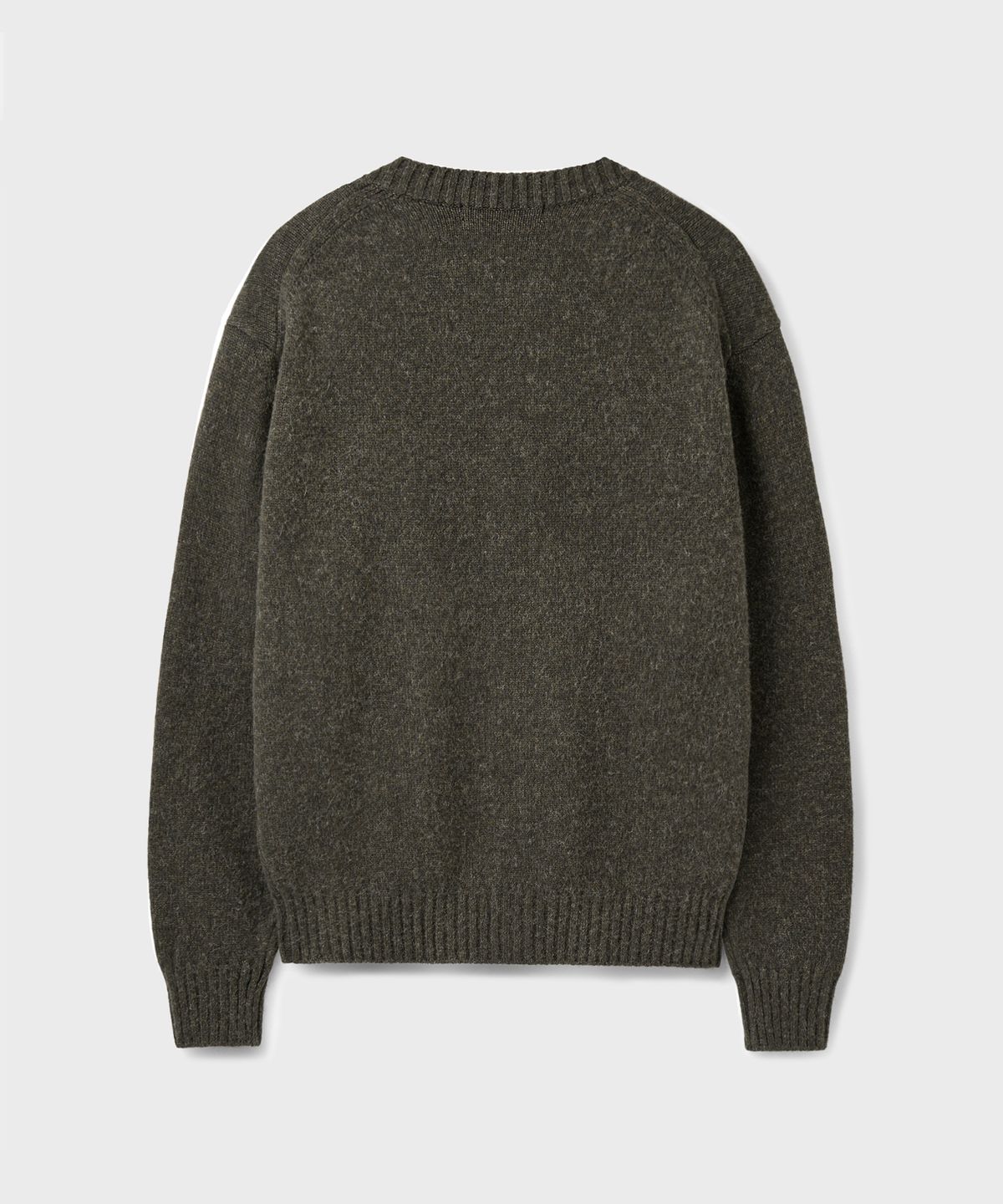 브랜디드(BRANDED) BRUSHED ALPACA CARDIGAN [DARK OLIVE]
