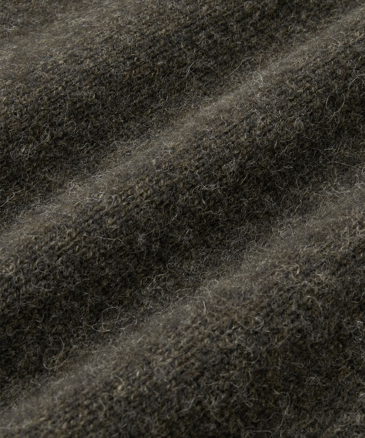 브랜디드(BRANDED) BRUSHED ALPACA CARDIGAN [DARK OLIVE]