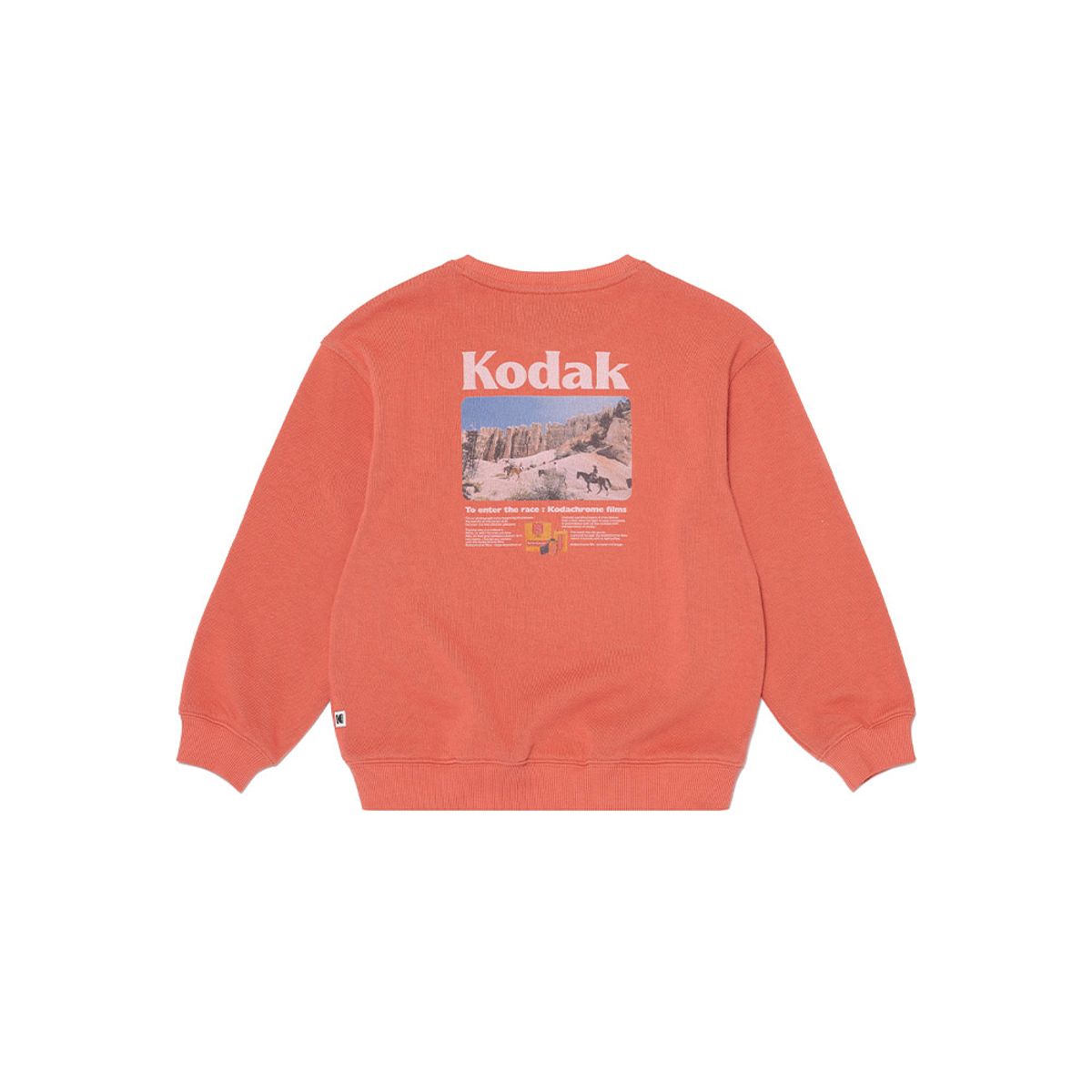 코닥 키즈(KODAK KIDS) 씨너리 그래픽 맨투맨 키즈 RED