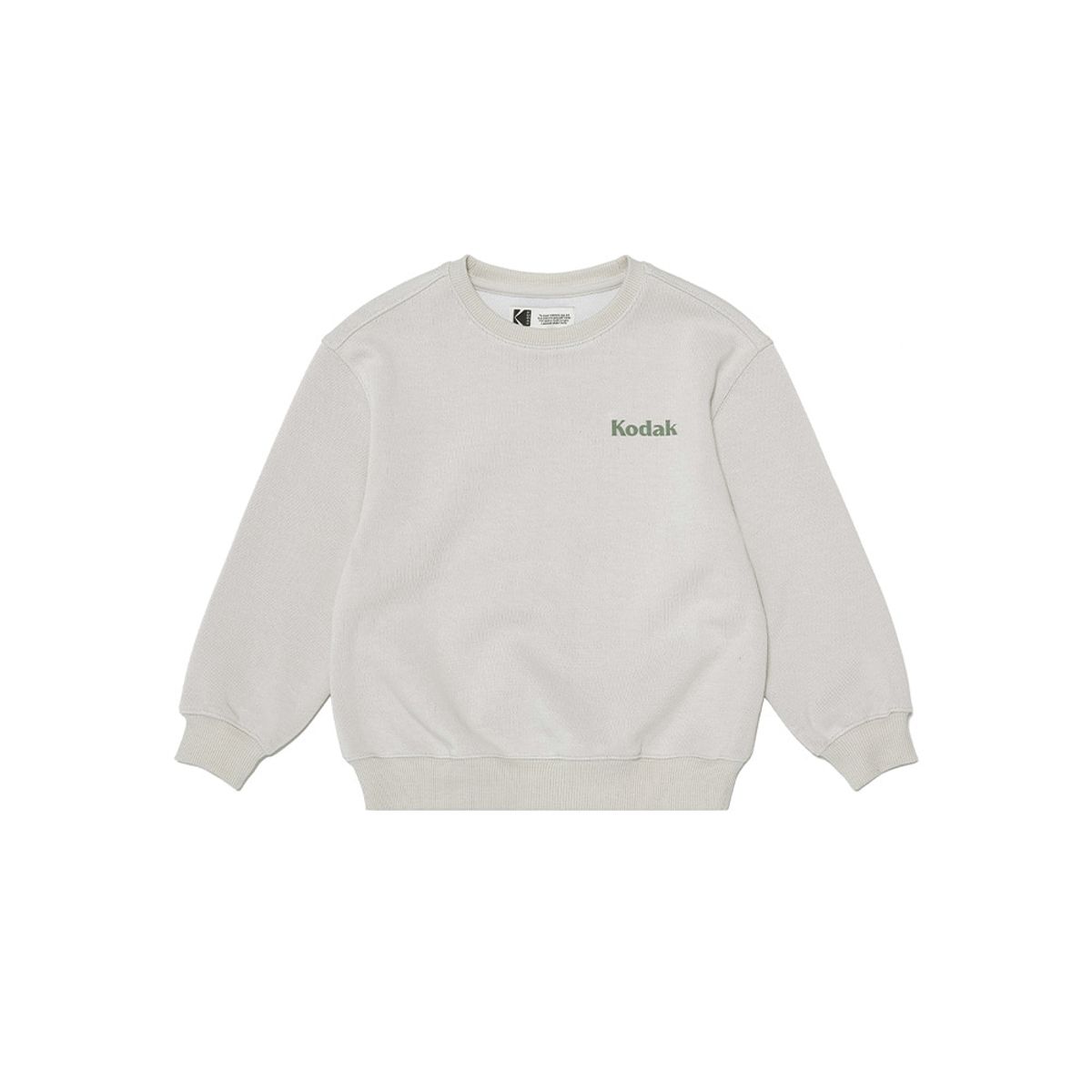 코닥 키즈(KODAK KIDS) 씨너리 그래픽 맨투맨 키즈 LIGHT GREY