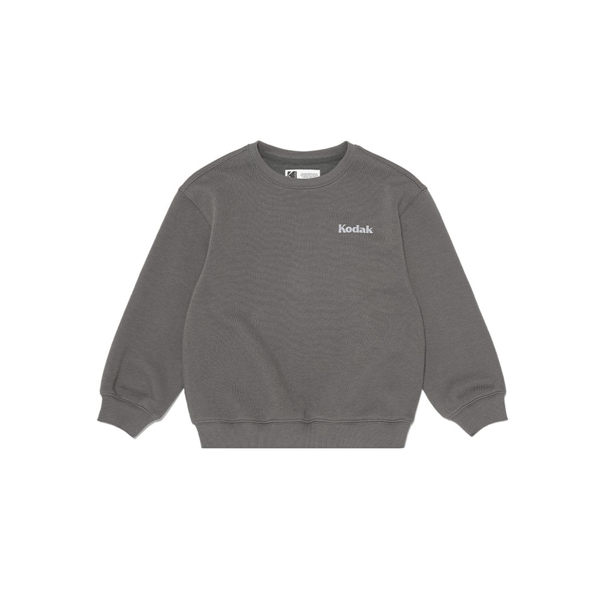 코닥 키즈(KODAK KIDS) 씨너리 그래픽 맨투맨 키즈 CHARCOAL